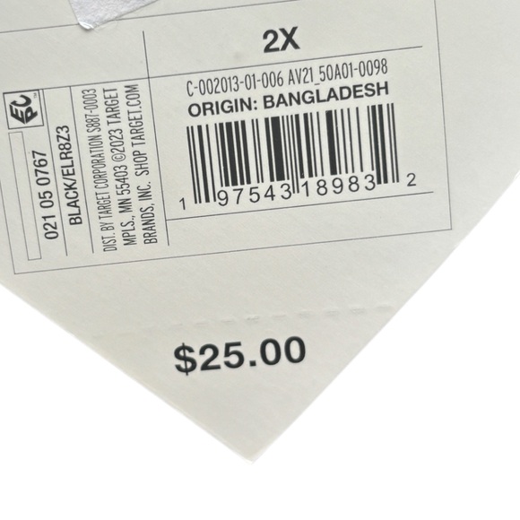 Ava & Viv Plus Size Flared Long Sleeve Black Satin Blouse, Shimmery Black Top - Picture 13 of 13